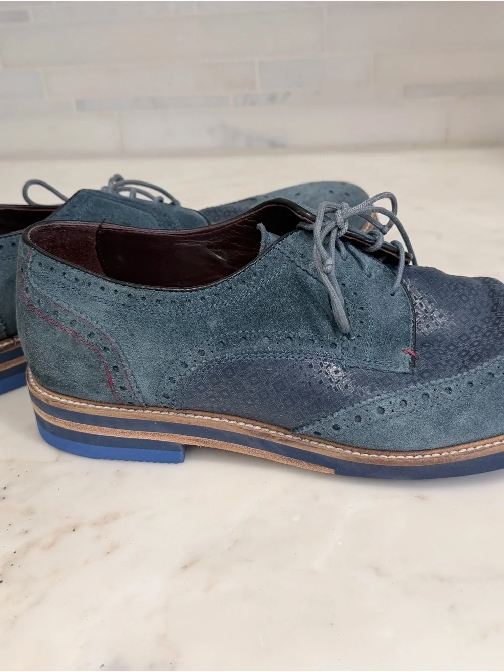 Ted Baker Men's Oxford Suede Shoes